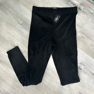 NWT Express suede leggings